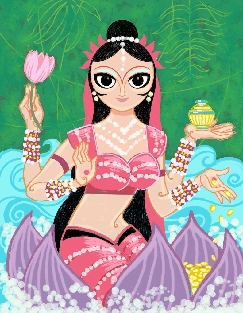 Goddess Lakshmi © Prescott Hill