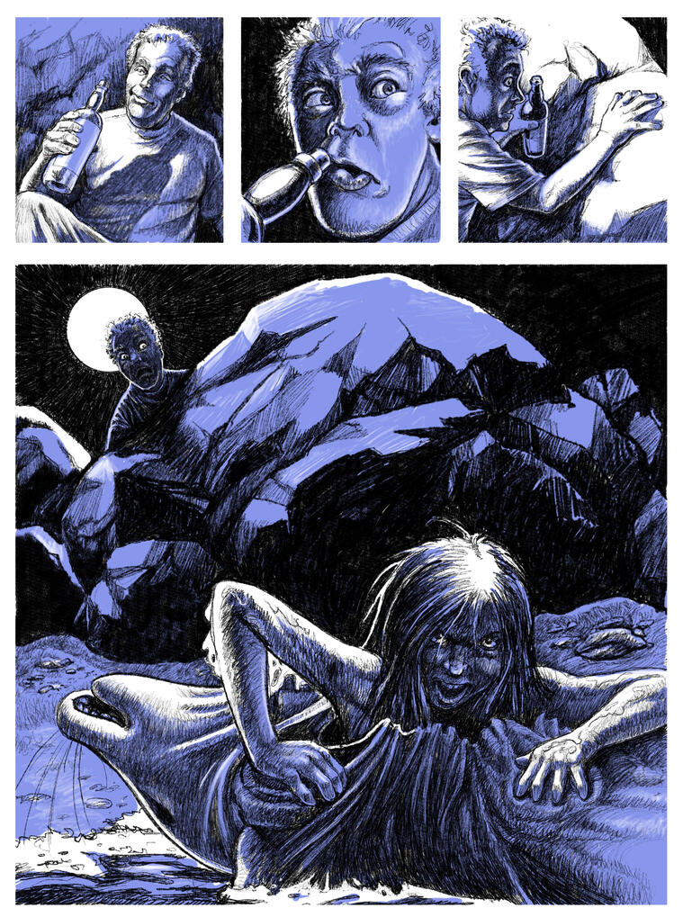 Night of the Silkie | unpublished © Prescott Hill