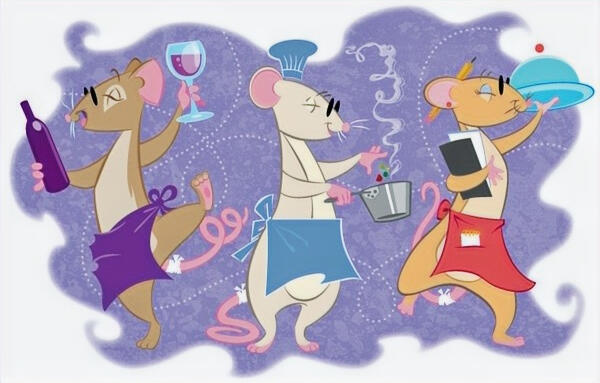 Art for 3 Blind Mice Restaurant © Prescott Hill