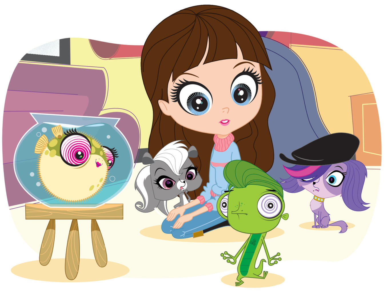 Illustration from Littlest Pet Shop™ "Winter Wonderland" © Scholastic Books
